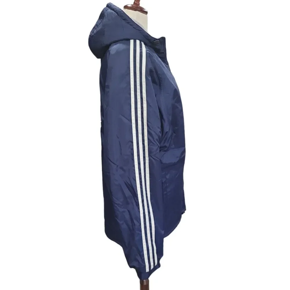 EUC Vintage Adidas men's reversible windbreaker fleece rain jacket coat like new